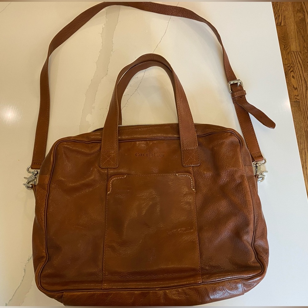 Cole Haan Messenger Laptop Bag Leather Bag